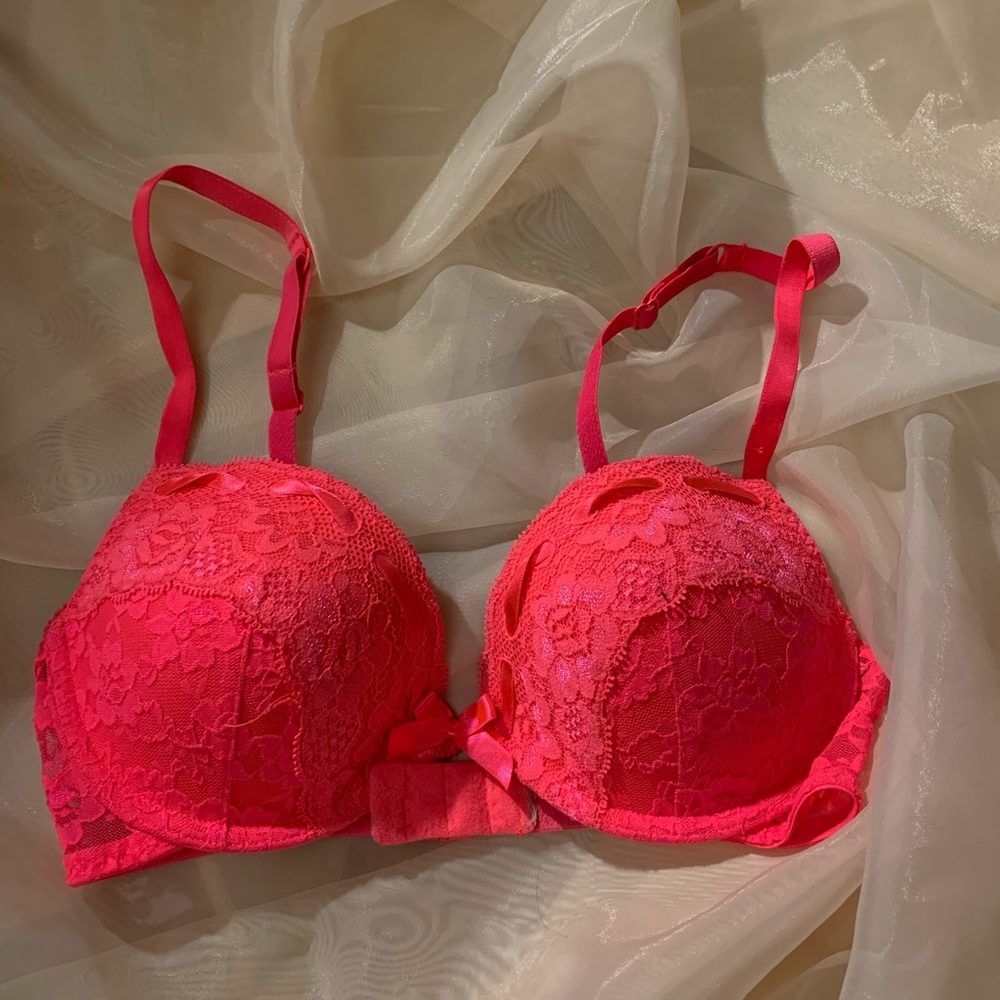 Pink bra